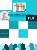 Hukum Pertama Termodinamika