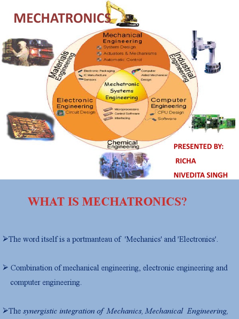 Mechatronics: Presented By: Richa Nivedita Singh | PDF | Mechatronics ...