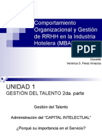 CLASE 3 Comportamiento Organizacional y Gestión de RRHH en La Industria Hotelera