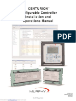 Centurion Configurable Controller Installation and Operations Manual