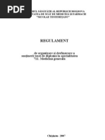 REGULAMENTUL Tezele de Diploma