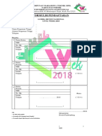 Formulir Pendaftaran Lomba Beton Nasional