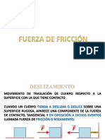 Fuerza de Fricción