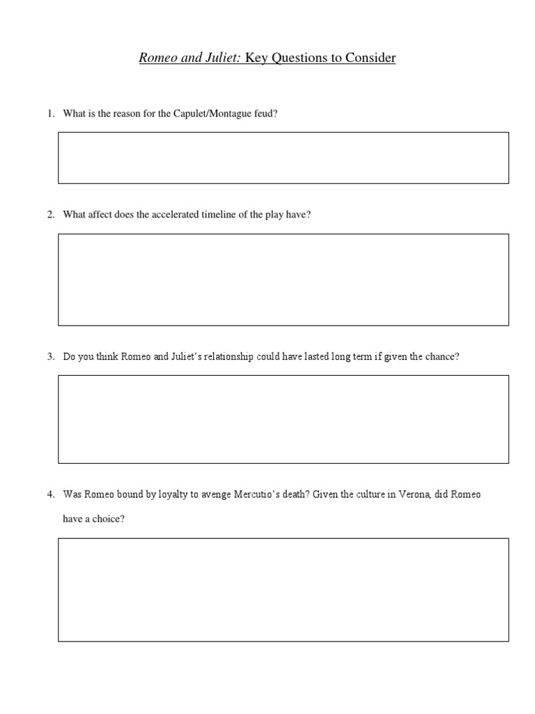 Key Questions To Consider | PDF