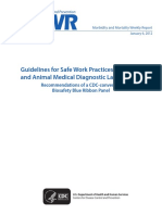 105 Guidelines For Safety in Human and Animal Med DX Labs