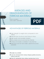 Advantages and Disadvantages of Ferrous Materials