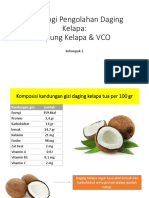 Teknologi Pengolahan Daging Kelapa