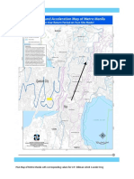 PGA Map of Metro Manila With Corresponding Values For U.P. Diliman Which Is Under 0.4g