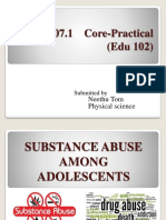 Substance Abuse Amoung Adolescents