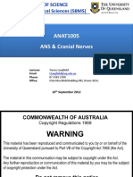 Anat1005 Ans & Cranial Nerves 2012 PDF
