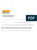 How To Design Roof Purlins - A Solved Example - Structville...