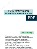 Perencanaan Dan Pengembangan Produk