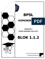 BPSL Komunikasi 1 2016