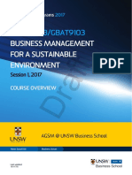 MBAX9103 Business Management for a Sustainable Environment S1 2017 Final