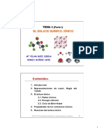 Tema 4. El Enlace Quimico. Ionico PDF