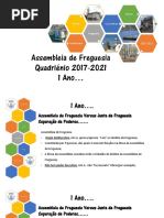 1 Ano de Mandato - Balanço do Trabalho Realizado