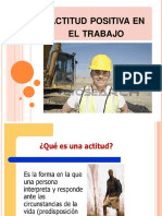 Actitud Positiva en El Trabajo