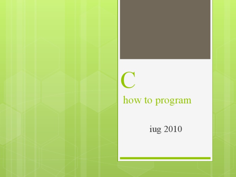 How To Program | PDF