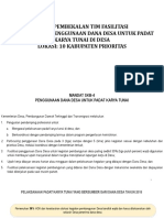 Rapat Koordinasi Padat Karya Tunai Di Desa - 10 Kab