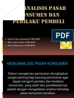 Analisis Pasar Konsumen Dan Perilaku Pembeli