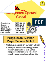 Manajemen Oprasi Internasional