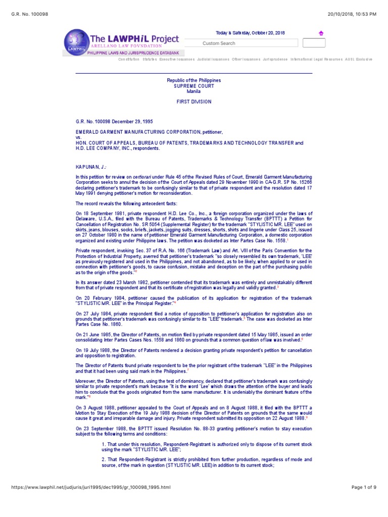 Supreme Court PDF Laches (Equity) Trademark