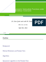 Minimization of Symmetric Submodular Functions Under Hereditary Constraints