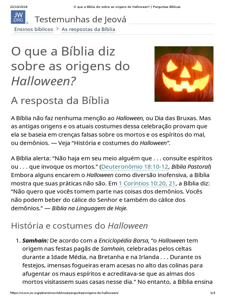 O QUE A B BLIA DIZ SOBRE O HALLOWEEN E SUAS ORIGENS intelligence overview