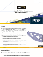 Additive Manufacturing Applications in ANSYS Mechanical R19.1 - Presentation