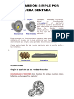 Transmision Simple Por Rueda Dentada