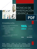 Tecnicas de Investigación Cientifica