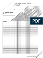 Macmillan Natural and Social Science Level 2: Class Assessment Sheet Unit 2