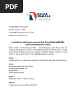 Shalala Lee Press Release