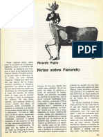Pigia, Ricardo. Notas Sobre Facundo. Punto de Vista 3. 8 (1980)