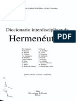 Hermeneutica Diccionario Vattimo