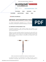 Métodos Anticonceptivos Fisiológicos