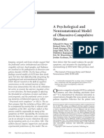 A Psychological and Neuroanatomical Model of Ocd