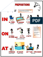 In, On and at Are The Three Most: Common Time Prepositions