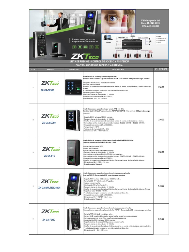 Descargar ZK Access 3.5 Software | PDF | Identificación de frecuencia ...