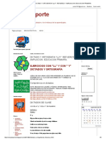 Coleydeporte - Dictado y Ortografia - LL - y - Refuerzo y Ampliacion. Educacion Primaria