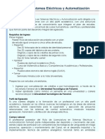 Licenciatura en Sistemas Eléctricos y Automatización