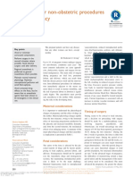 Anaesthesia for Non-obstetric Procedures