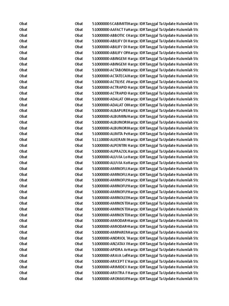Obat | PDF