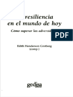 La Resiliencia en El Mundo de Hoy E Grotberg PDF