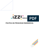 Aviso Privacidad Izzi