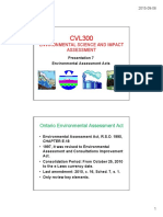 Ontario Environmental Assessment Act Overview