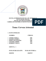 Cerveza artesanal: proceso de elaboración