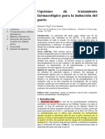 1.2 opciones de tratamiento farmacolo¦ügico para la induccio¦ün del parto