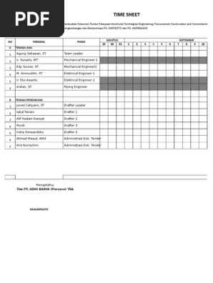 Time Sheet