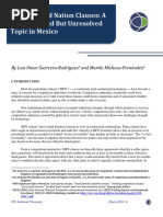 Most-Favored Nation Clauses: A Business Need But Unresolved Topic in Mexico